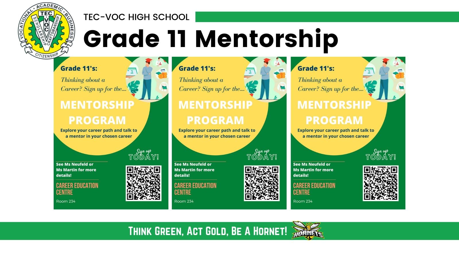 Grade 11 Mentorship